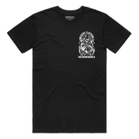 ADM1BM2XL - DISHONOUR TEE BLACK MENS 2XL*