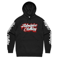 ADM22BML - DRIP HOODIE RED LOGO BLACK MENS L*