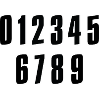 B2B - 200MM SX SLANTED NO. 2 BLACK (10/PKT)