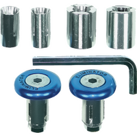 BP18BL - BAR END 30MM 3 IN 1 ELIMINATOR BLUE