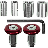 BP18R - BAR END 30MM 3 IN 1 ELIMINATOR RED