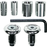 BP18S - BAR END 30MM 3 IN 1  SILVER