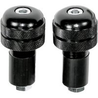 BP3B - BAR END WEIGHTS ALUMINIUM BLACK