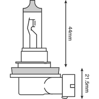 EH702 - HALOGEN 12V 35W H8 90 DEG BULB