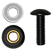 FBS2B - FAIRING SCREW KIT KAWASAKI BLACK