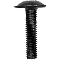 FSK9 - KAWA 6 x 25 F/SCREW BLACK (10/CARD)