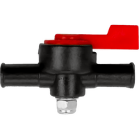 FT18 - FUEL TAP ON/OFF 5MM I.D- 8MM O.D  BLACK