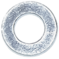 FW6 - FLAT WASHERS 6MM (100/BAG)