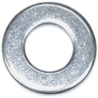 FW8 - FLAT WASHERS 8MM (100/BAG)