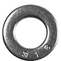 FWS6 - FLAT WASHER STAINLESS STEEL 6 X 12.5MM (100/BAG)