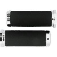 HG9A - FOAM GRIPS WITH CHROME END CAP 1" BARS
