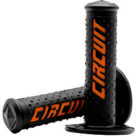HGC14O - CIRCUIT ELECTRA RACE GRIP BLK/ORANGE*