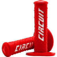 HGC14RW - CIRCUIT ELECTRA RACE GRIP RED/WHITE*