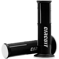 HGC16W - CIRCUIT SPEED RACE GRIP CLOSED BLK/WHITE*