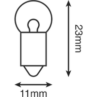 HL024 - INSTRUMENT BULB 6V 3W (10/BOX)