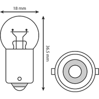 HL1619 - INDICATOR BULB 12V 10W (10/BOX)