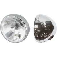 HL6 - 7" CHROME HEADLIGHT H4 TYPE