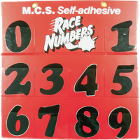 HNB - 75MM HELMET NUMBER BOARD BLACK