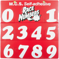 HNW - 75MM HELMET NUMBER BOARD WHITE
