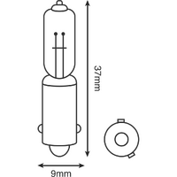 IU30A - 2V-21W CLEAR BULB TO SUIT IU30 (4/PKT)