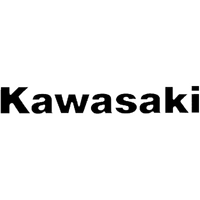 K160B - KAWASAKI STICKER BLK (10/BAG)*