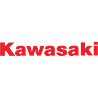 K161R - KAWASAKI SMALL STICKER RED (10/BAG)*