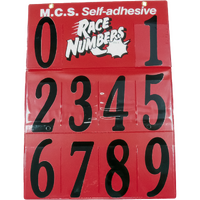 KNB - 170MM KURLY NUMBER BOARD BLACK