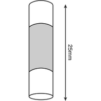 MF5 - 5AMP GLASS FUSE (10/PKT)