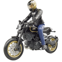 MOD384 - DUCATI SCRAMBLER CAFE RACER WITH RIDER