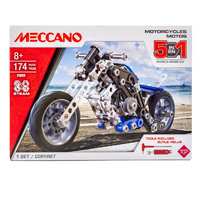 MOD489 - MECCANO 5 IN 1 MOTORCYCLE MODEL SET*
