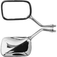 MU17L - RECTANGULAR CRUISER MIRROR L/H CHROME