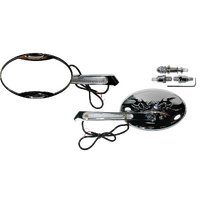MU40 - UNIVERSAL MIRROR LED IND MOKA CHROME*