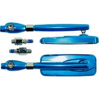 MU50BL - CNC STREAK MIRROR BLUE*