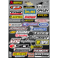 N16 - STICKER KIT ASSORT (4 SHEETS/PACK)*
