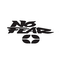 NFMX001048 - NO FEAR LOGO STICKER BLACK