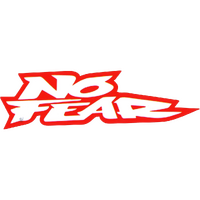 NFMX001056 - NO FEAR LABEL STICKER RED