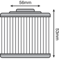 OF58 - HUSKY/BMW/APRILIA 650 OIL FILTER(151)