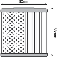 OF6 - Z/Z1/Z900/Z1R OIL FILTER(126)