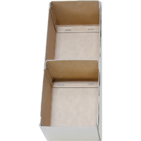 PB2B - PARTS BOX - 2 COMPARTMENT (10/PACK)*