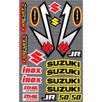 PROJR50A - ECONOMY JR50 SUZUKI STICKER KIT