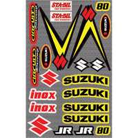 PROJR80A - ECONOMY JR80 SUZUKI STICKER KIT