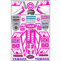 PROPW50PK - STICKER KIT PW50 PINK