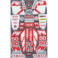 PROPW50R - STICKER KIT PW50 RED