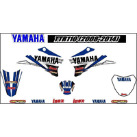 PROTTR110 - YAMAHA TTR110 DIE CUT STICKER KIT 08-13*
