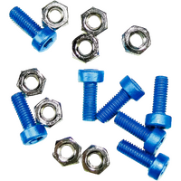 RH1ABL - REGO LABEL HOLDER SCREW KIT BLUE*