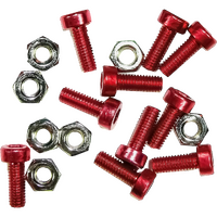 RH1AR - REGO LABEL HOLDER SCREW KIT RED*