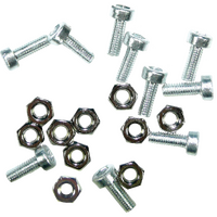 RH1AS - REGO LABEL HOLDER SCREW KIT SILVER*