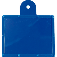 RH1BL - ALLOY REGO LABEL HOLDER BLUE*