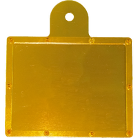 RH1G - ALLOY REGO LABEL HOLDER GOLD*