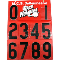 RNB - 165MM STRAIGHT NUMBER BOARD BLACK